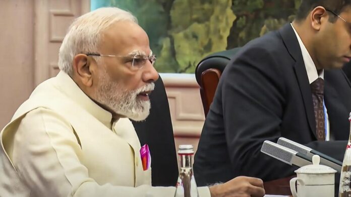 चीन लाइव में मोदी: पीएम 2 दिन पर SCO शिखर सम्मेलन में पूर्ण सत्र को संबोधित करने के लिए

