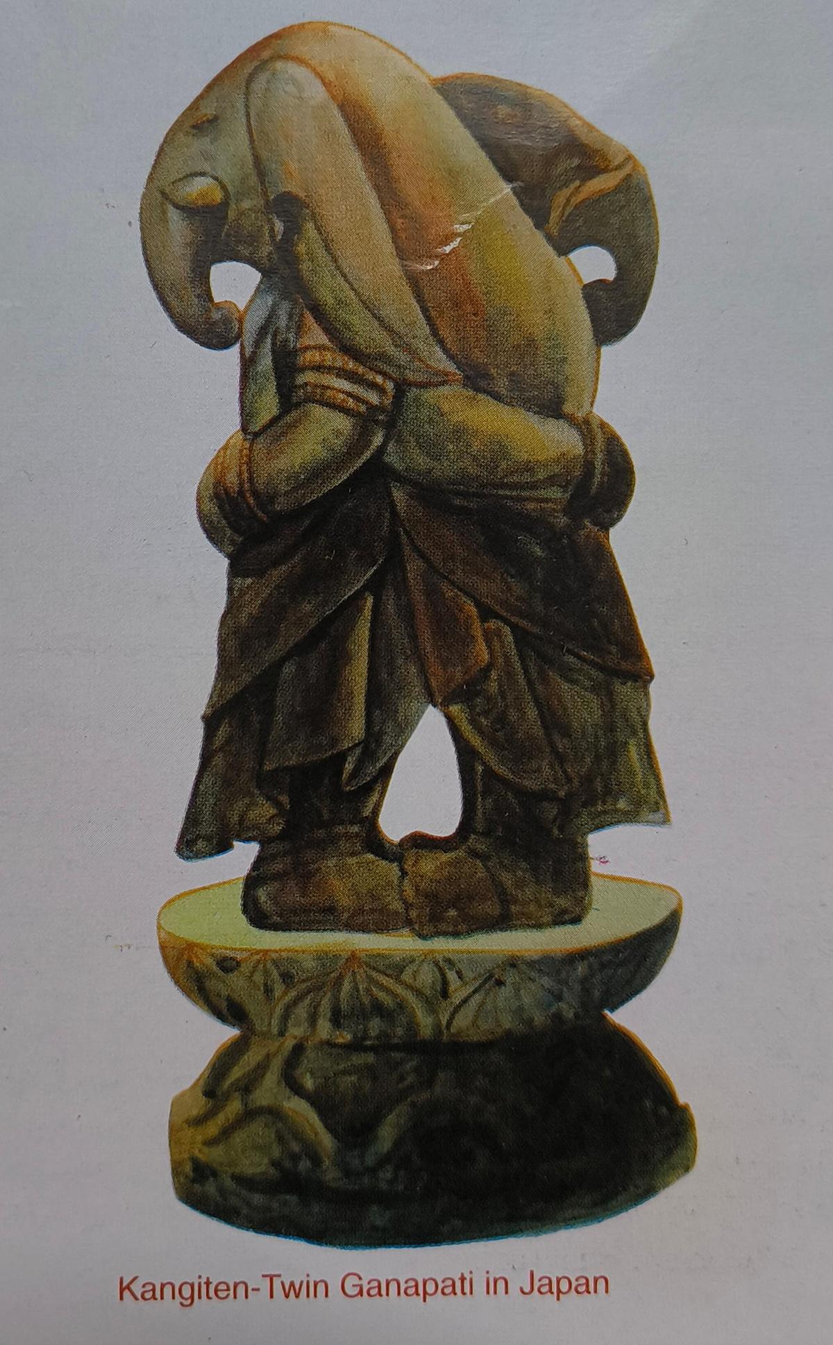 द कांगिटेन ट्विन गणेश, कलाकार एन.सी.देसाई की एक पेंटिंग। 