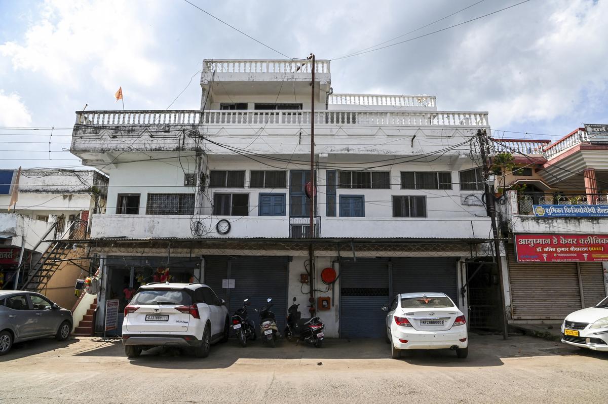 The hospital of Dr. Praveen Soni, who prescribed the cough syrup to several children in Parasia town of Chhindwara district in M.P. 