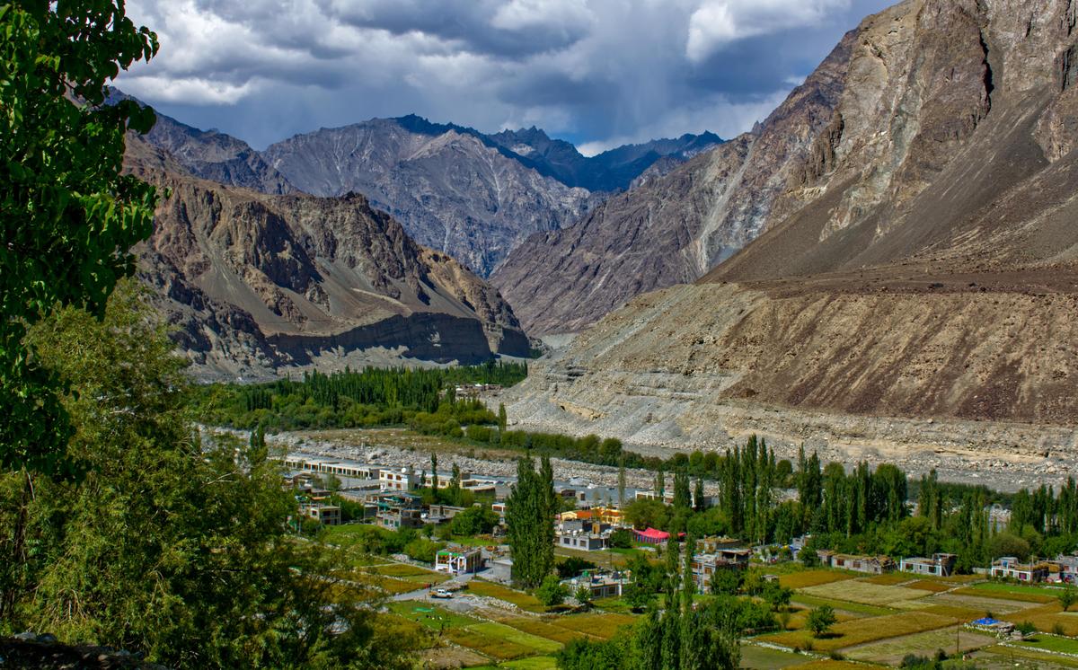 Changing livelihoods: Remote Himalayan villages, where communities depend on melting snow and glaciers for water, are now increasingly threatened by climate change. File