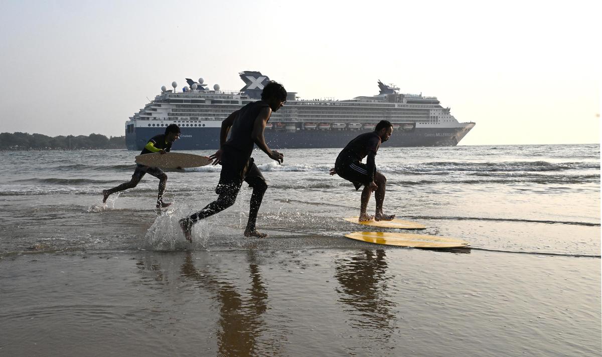 फोर्ट कोच्चि में सिकमबोर्डर्स 