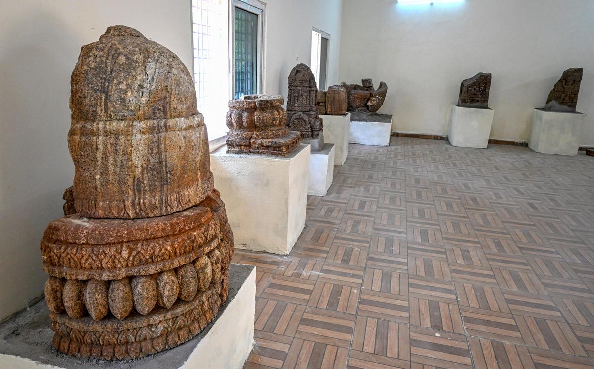The excavated remains on display at the newly built Interpretation Centre at the 3rd century BC Buddhist site of Thotlakonda in Visakhapatnam. The centre, developed to showcase artefacts and explain the site’s historical significance as an ancient monastic complex overlooking the Bay of Bengal, is set to be opened to the public soon. The excavated remains on display at the newly built Interpretation Centre at the 3rd century BC Buddhist site of Thotlakonda in Visakhapatnam. The centre, developed to showcase artefacts and explain the site’s historical significance as an ancient monastic complex overlooking the Bay of Bengal, is set to be opened to the public soon.