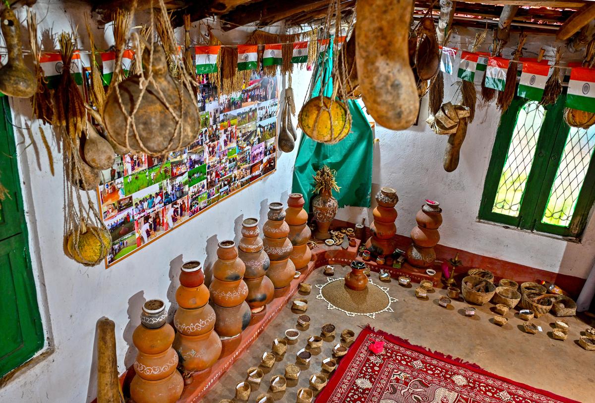 The native seed collection at the Soil and Seed Information Centre of Sanjeevini Rural Development Society at Kiloguda in the Eastern Ghats of Andhra Pradesh, about 130 kilometres from Visakhapatnam.